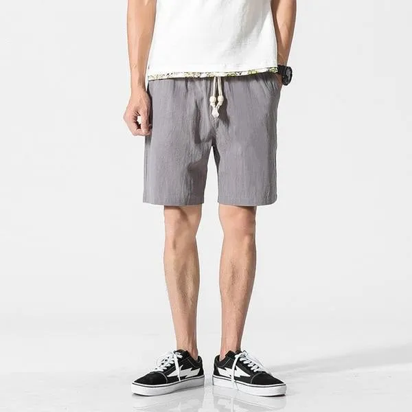 West Louis Cotton Linen Summer Shorts