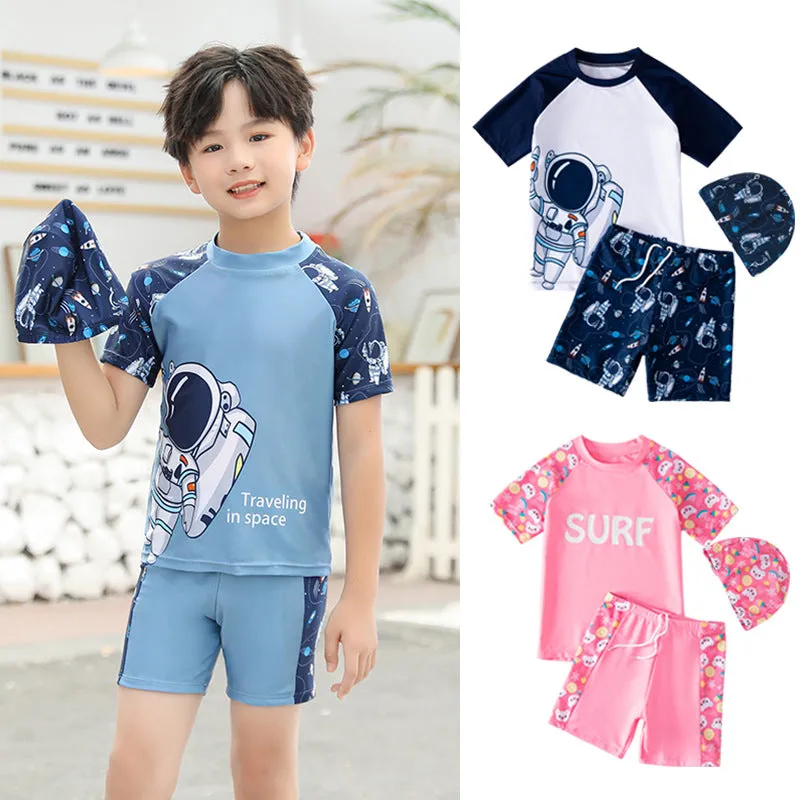 Wholesale Kids Split Quick Dry Swimwear