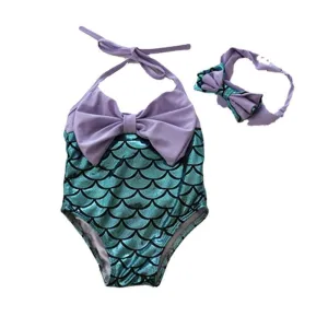 Wholesale One Piece Quick Dry Kids Nylon Swimwear