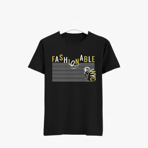 Women Fashionable NYC T-Shirt -Round Neck Cotton T Shirt