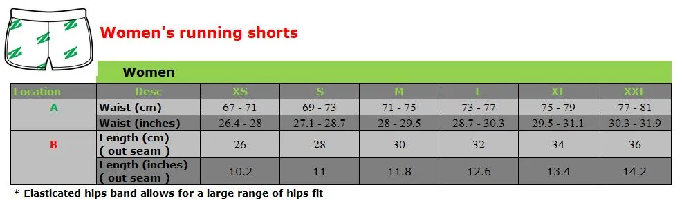 Women's Colors Printed Running Shorts