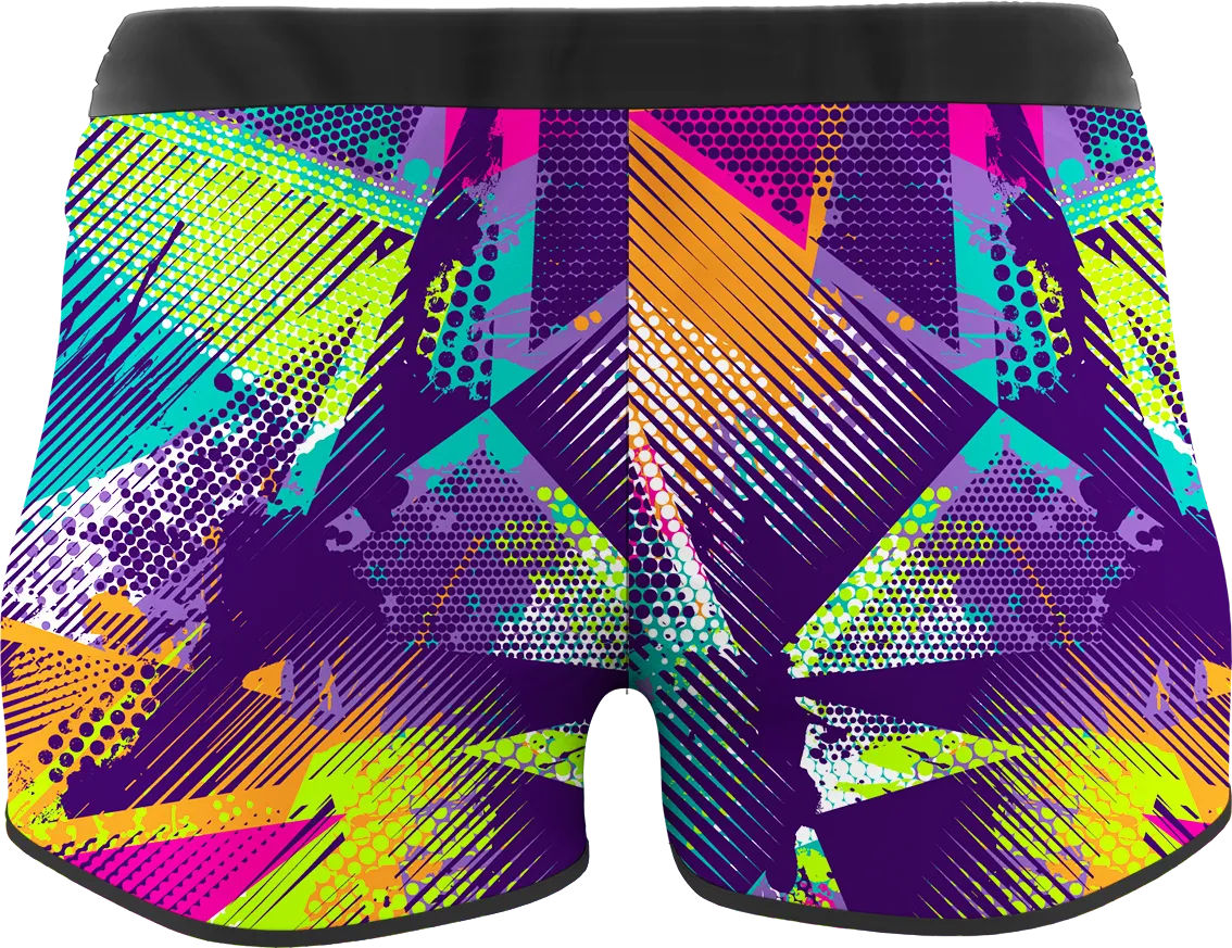 Women's Colors Printed Running Shorts